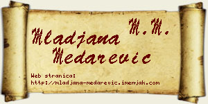 Mlađana Medarević vizit kartica